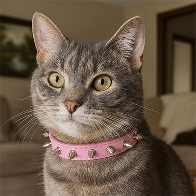 Collier Chat | Élégant & Sécurisé - Chat M'étonne !