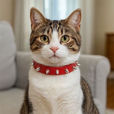 Collier Chat | Élégant & Sécurisé - Chat M'étonne !